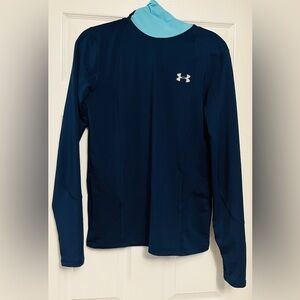Under Armour, Cold Gear, Scuba Hood, Compression Shirt, Men’s Small, EUC